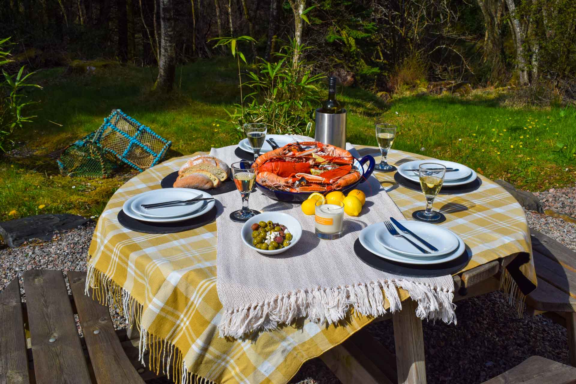 All of our Lodges have outdoor picnic areas for guests to enjoy alfresco dining.