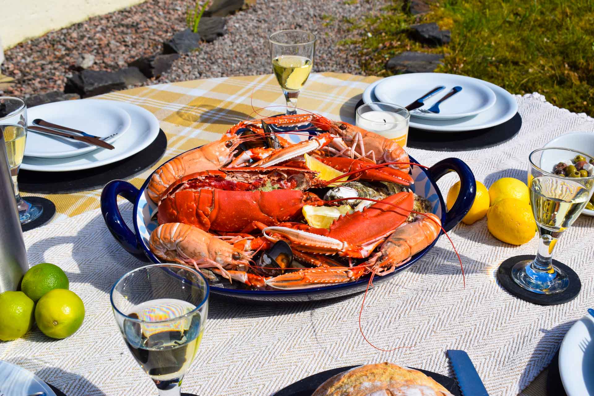 Eat locally when you stay at Birchbrae Highland Lodges and feast on the finest locally sourced Seafood